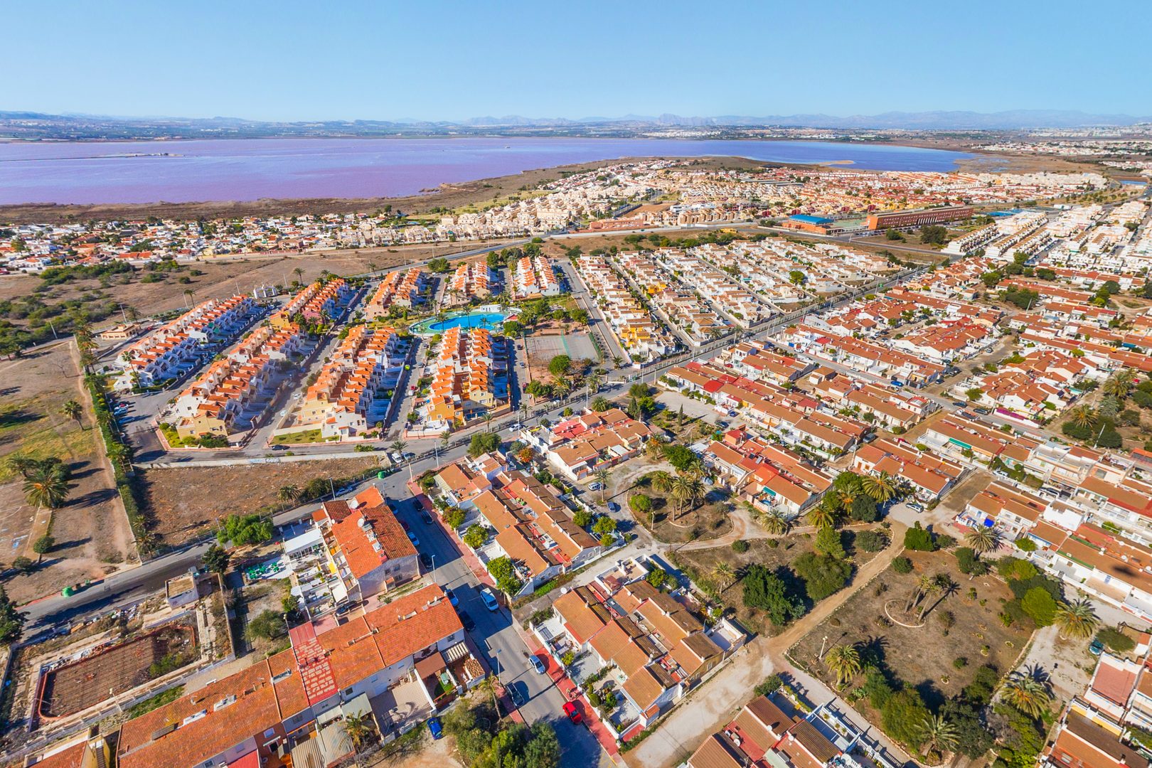 Torretas neighborhood aerial view residential Torrevieja Spain